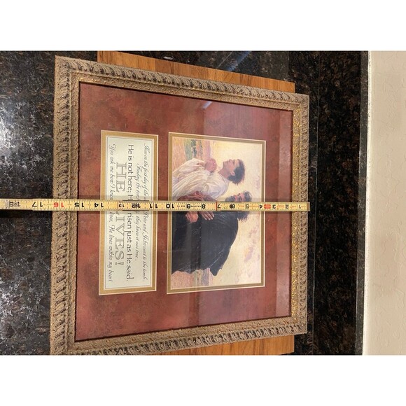 Framed Eugene burnard Peter and John “running to tombs” - Picture 4 of 9